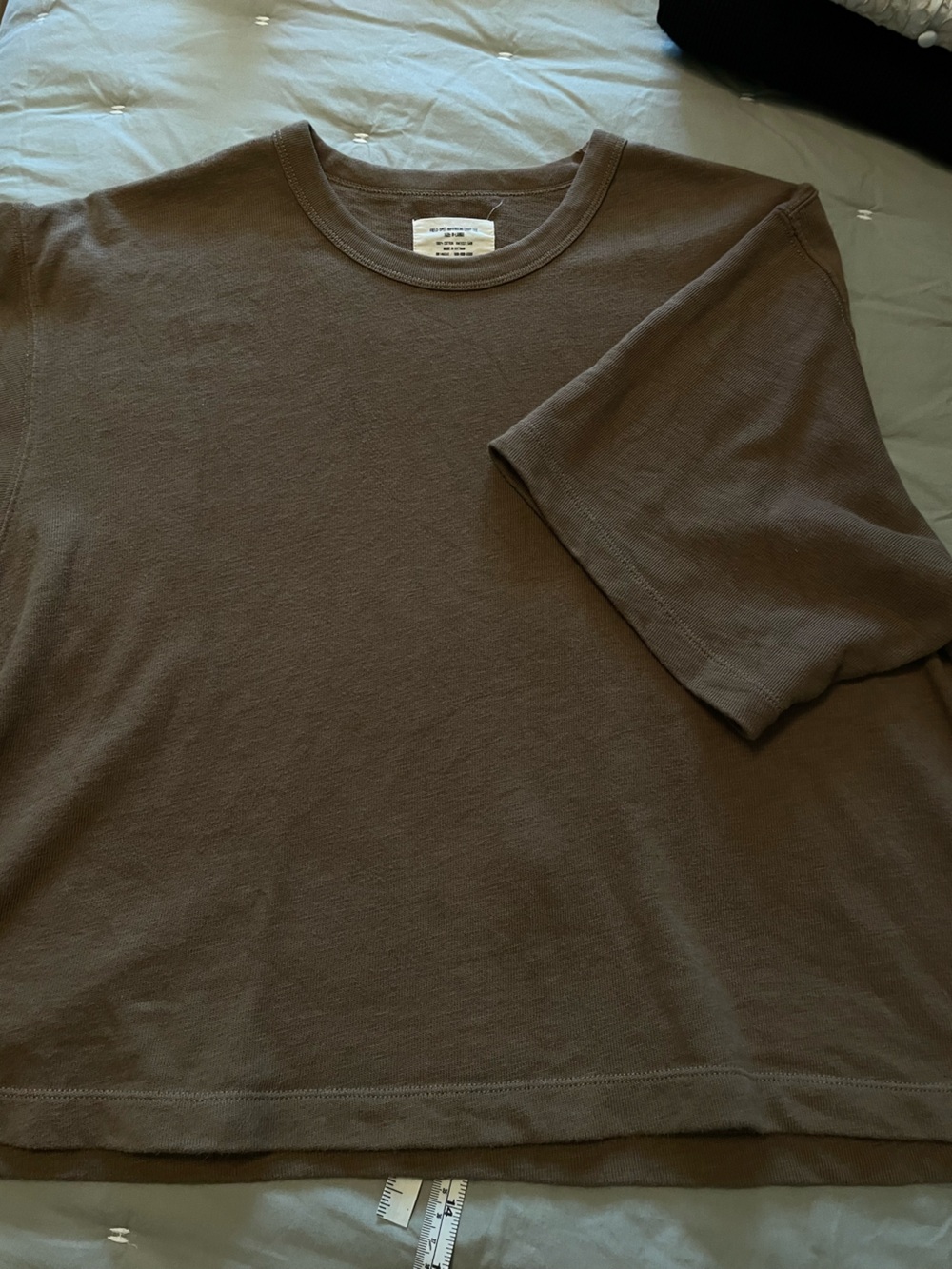 Buck Mason Field Spec Boyfriend Crop Tee - XL